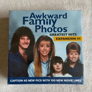 Sealed New in box Awkward Family Photos Greatest Hits Expansion Pack Game 13+